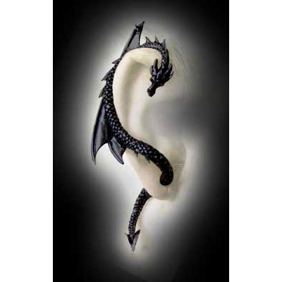Alchemy - THE DRAGON'S LURE Ear wrap - Black